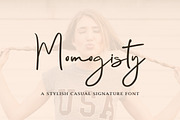 Momogisty - Signature Font, a Handwritten Font by Face Lab (Thumbnail 1 of 6)