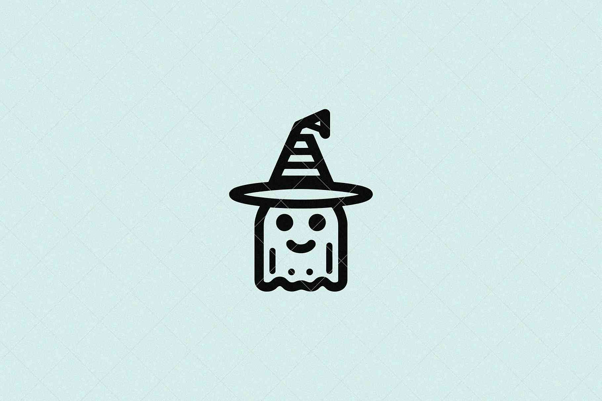 Ghost Witch Icon, a Seasonal Illustration by Vectorium Studio (Photo 2 of 3)