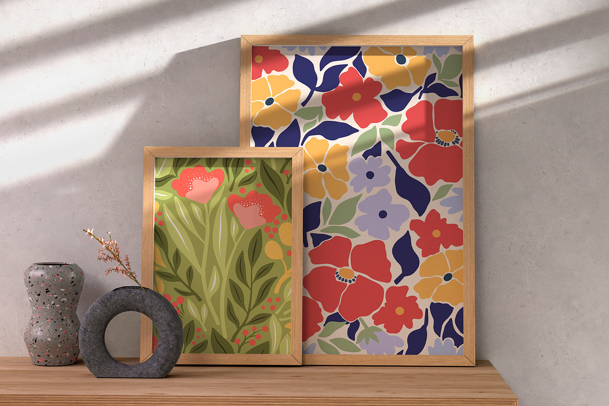 Summer Flower Patterns, a Pattern Graphic by Alina Sh (Photo 9 of 10)