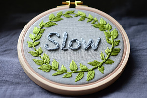 Delicate wooden hoop with greenery, a Photo by Pavel_design