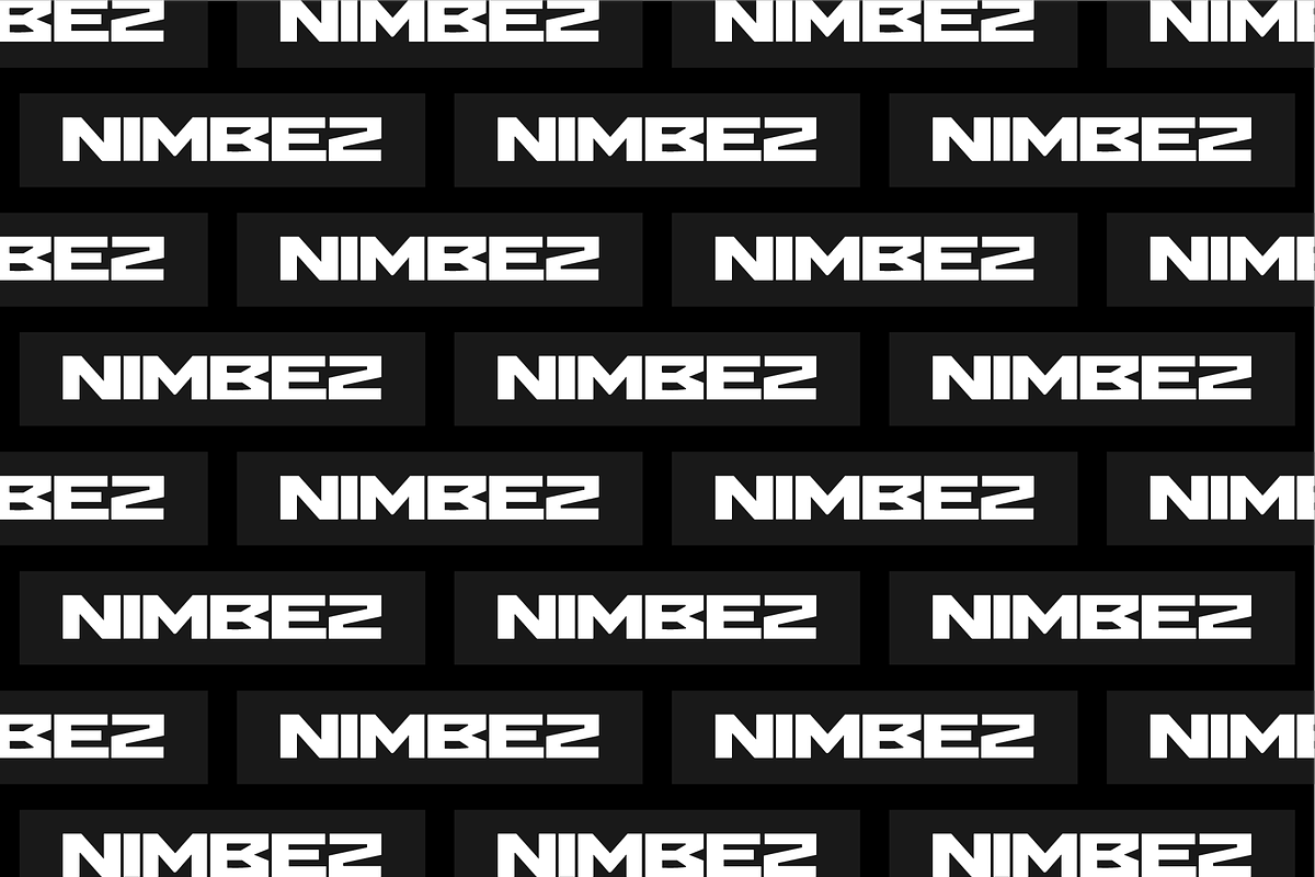 Nimbez - Futuristic Display Font, a Sans Serif Font by Typeagle (Photo 4 of 11)