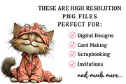 Cute Strawberry Cat PNG Clipart, an Illustration by OK Design (Thumbnail 4 of 6)