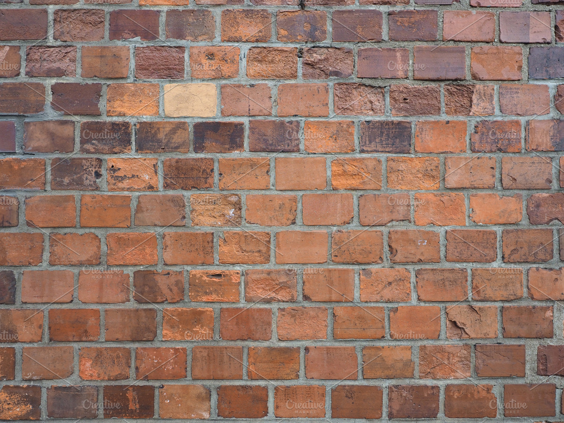 red brick wall background, a Photo by WorldOfPhotos