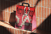 Rimini pixel - Geometric retro type, a Sans Serif Font by Gianluca_Bergo (Thumbnail 3 of 6)
