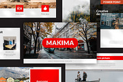 Makima PowerPoint Template, a Presentation Template by Twntysix (Thumbnail 1 of 4)