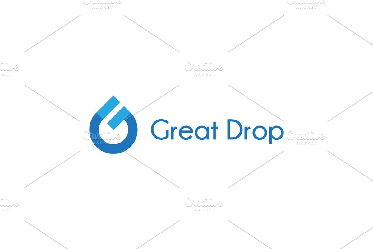Great Drop - Letter G Logo, a Branding & Logo Template by Sahade Studio (Photo 2 of 4)