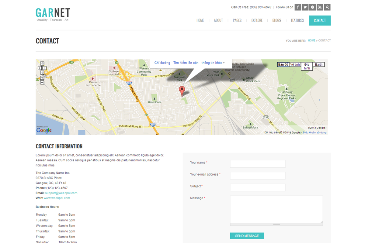 Garnet, a Websites & App Template by WeebPal Corp (Photo 5 of 5)