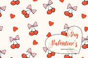 Whimsical Valentine Seamless Pattern, a Pattern Graphic by Groovy Arts (Thumbnail 1 of 5)