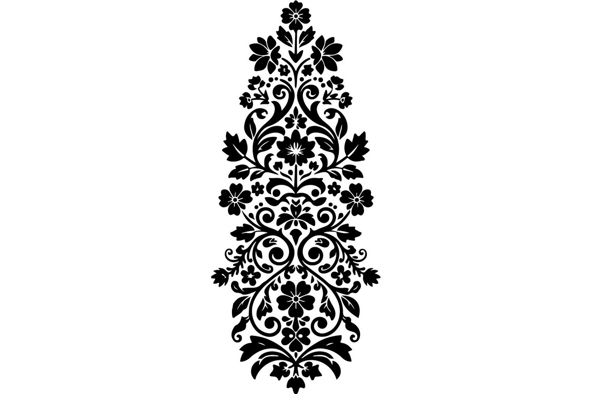 Decorative Flower Panel Vector, an Object Graphic by Designer_Momina (Photo 14 of 19)
