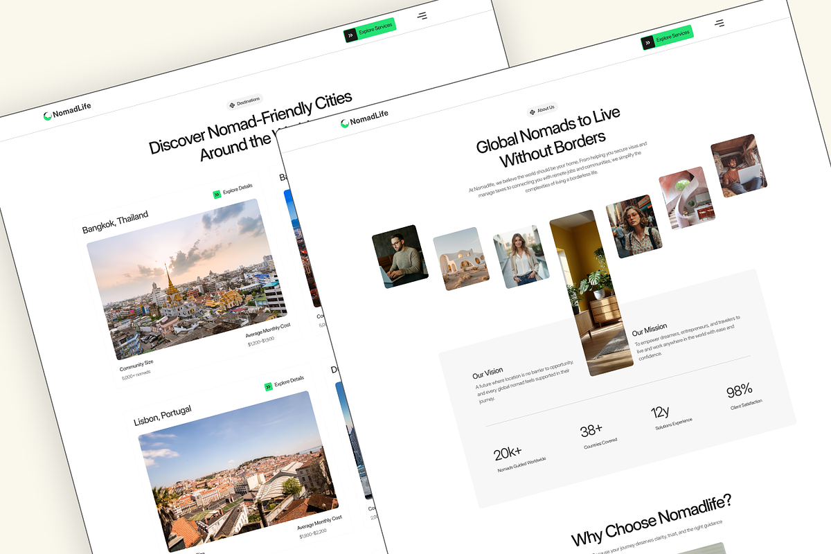 Nomadlife - Nomad Services Template, a HTML Template by TNCFlow (Photo 5 of 5)