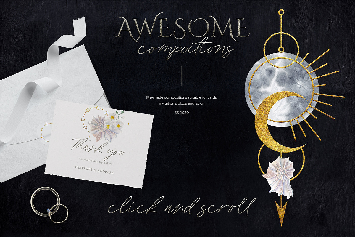 Tropic Moon - mystique design kit, an Animal Illustration by Beauty Drops (Photo 9 of 12)