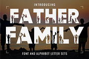Father Family Font, a Symbol Font by Font Craft Studio (Thumbnail 1 of 6)