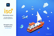 Isometric illustration PS action, an Action Add-On by Andrew Skoch Design (Thumbnail 6 of 6)