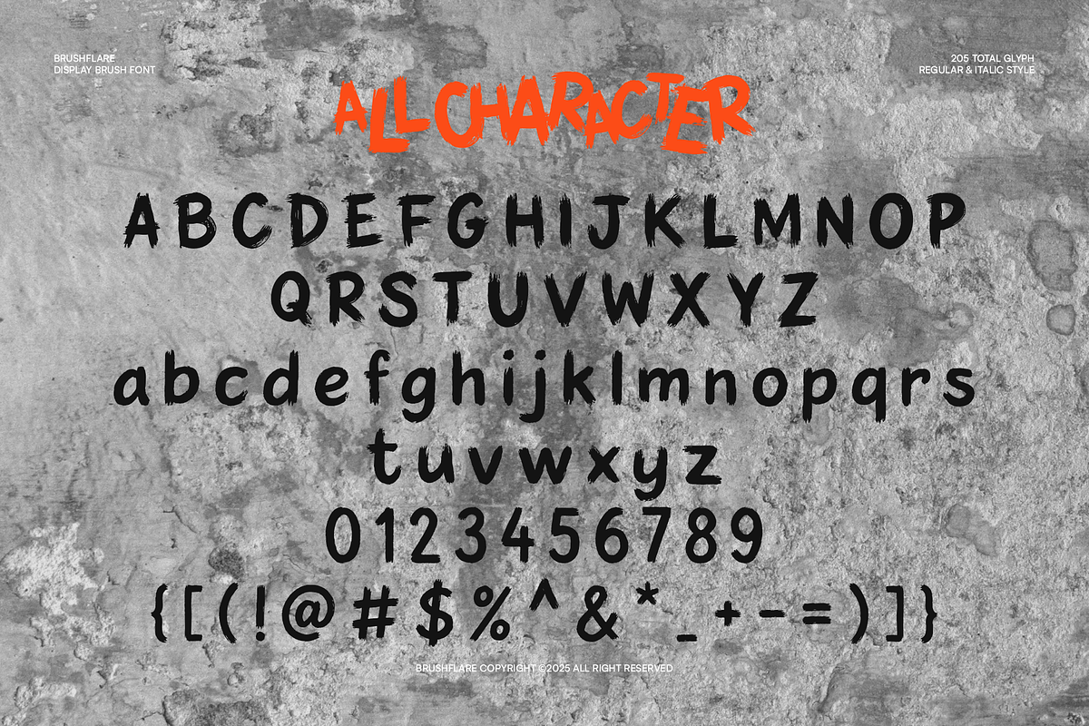 Brushflare - Brush Display Font, a Handwritten Font by Indotype Foundry (Photo 6 of 10)