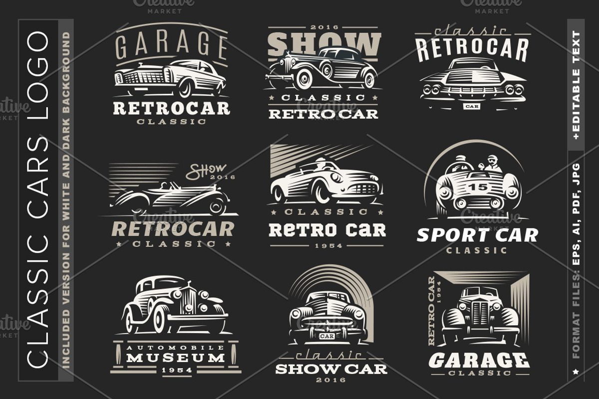 Classic cars, a Branding & Logo Template by SODESIGN (Photo 1 of 7)