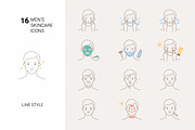 Men's skincare icons, an Icon by mayrum (Thumbnail 1 of 2)