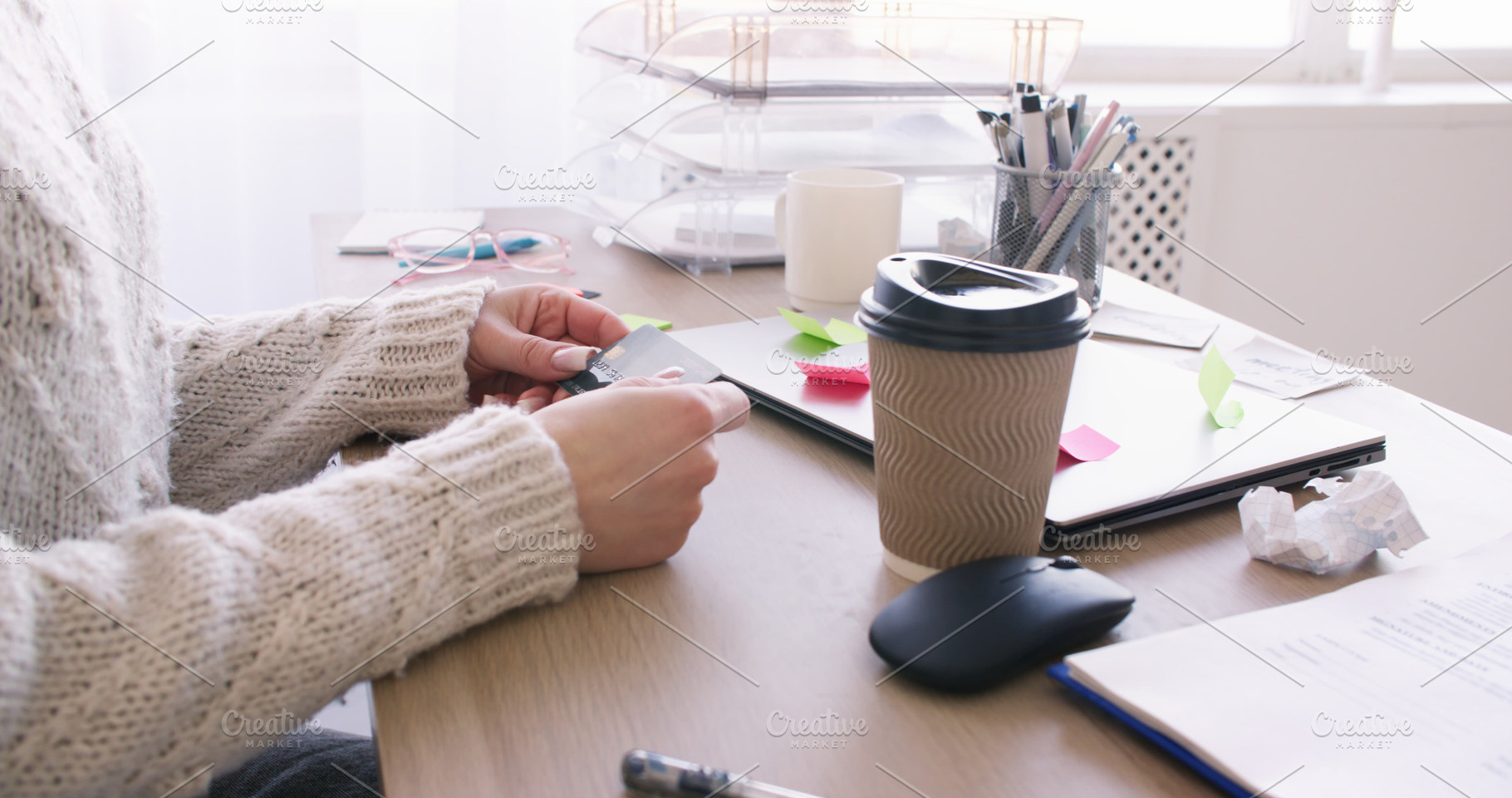 Online payment internet banking business female, a Person Photo by Photo Drive Studio