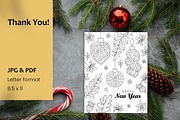 5 Coloring Pages | Happy New Year!, an Illustration by ChristinaDesigns (Thumbnail 3 of 3)