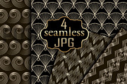 Patterns modern backgrounds Art Deco, a Pattern Graphic by Futurel (Thumbnail 1 of 3)