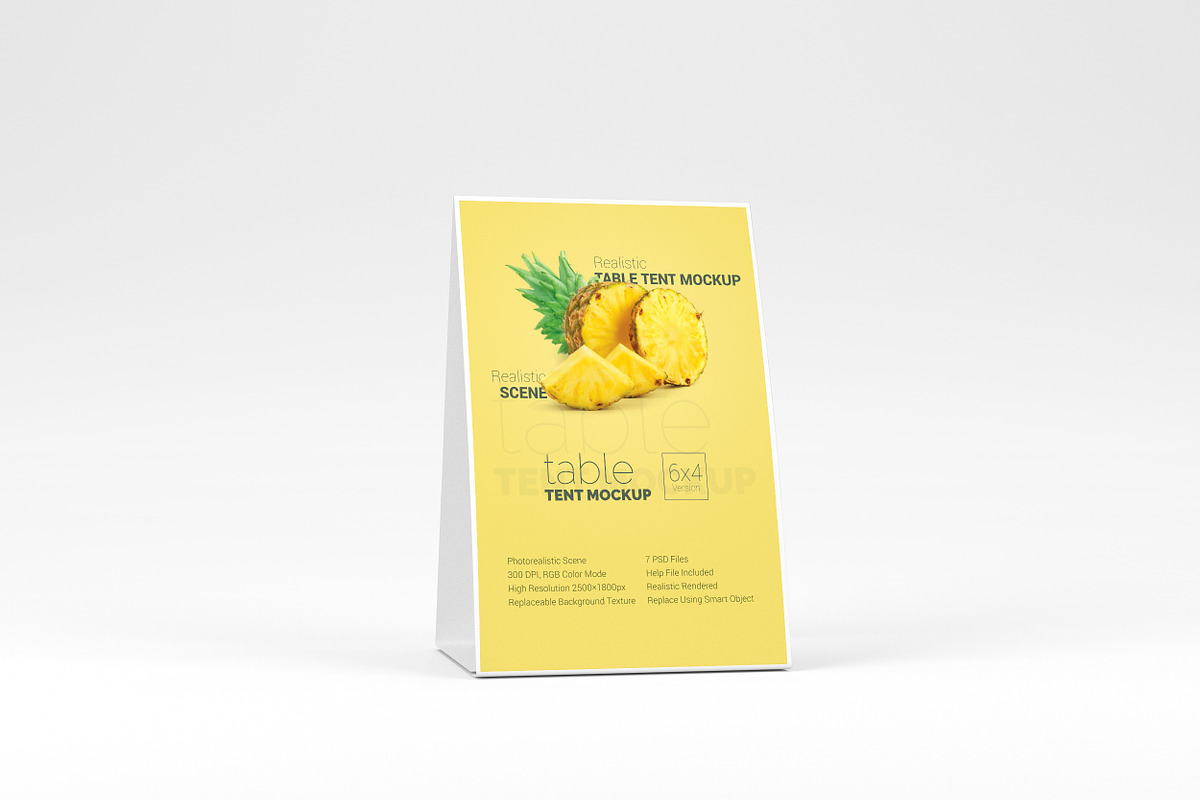 Table Tent Mockup, a Product Mockup by Toasin Studio (Photo 5 of 7)