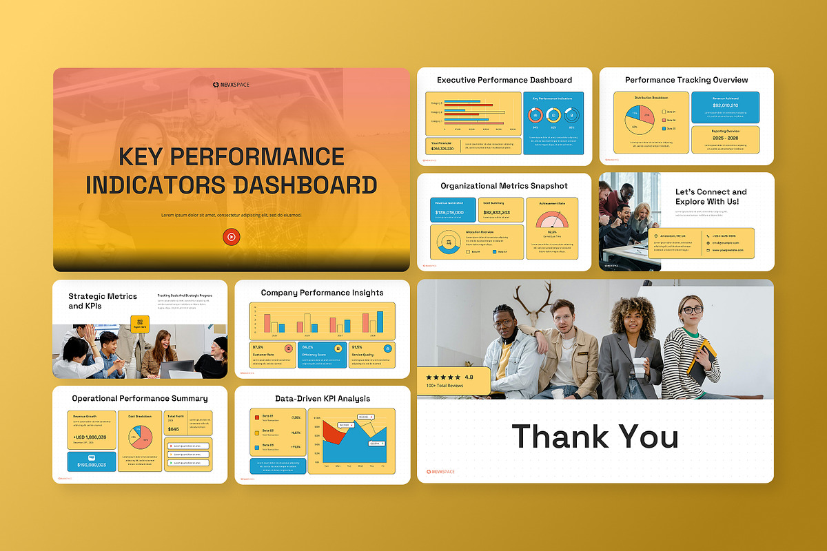 KPI Dashboard Keynote, a Presentation Template by Antstheme (Photo 4 of 4)