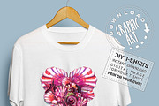 Ladies T-Shirts Design Digital Print, a Graphic by Download Graphic Art (Thumbnail 4 of 9)