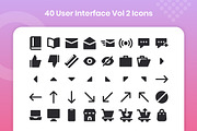 40 Interface Vol 2 - Glyph, a Solid Icon by Kmg Design (Thumbnail 2 of 2)