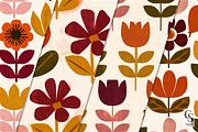 Scandinavian Fall Seamless Pattern, a Pattern Graphic by Creative Store (Thumbnail 2 of 5)