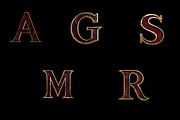 Black Gold Alphabet, an Object Graphic by Vika_Softlife (Thumbnail 5 of 5)