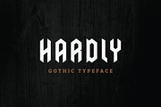 Hardly Modern Gothic Font, a Blackletter Font by Ebad Designs (Thumbnail 1 of 3)