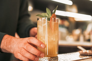 Cold drink served cocktail bartender, a Food & Drink Photo by Photo Drive Studio