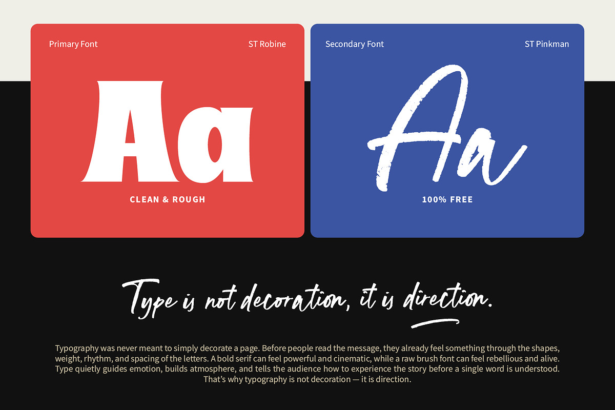 ST Robine - Display Font, a Serif Font by Type it Easy (Photo 4 of 13)