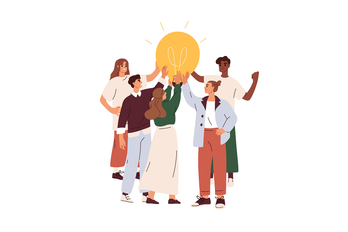 People search for ideas concept set, a Person Illustration by Good Studio (Photo 9 of 14)