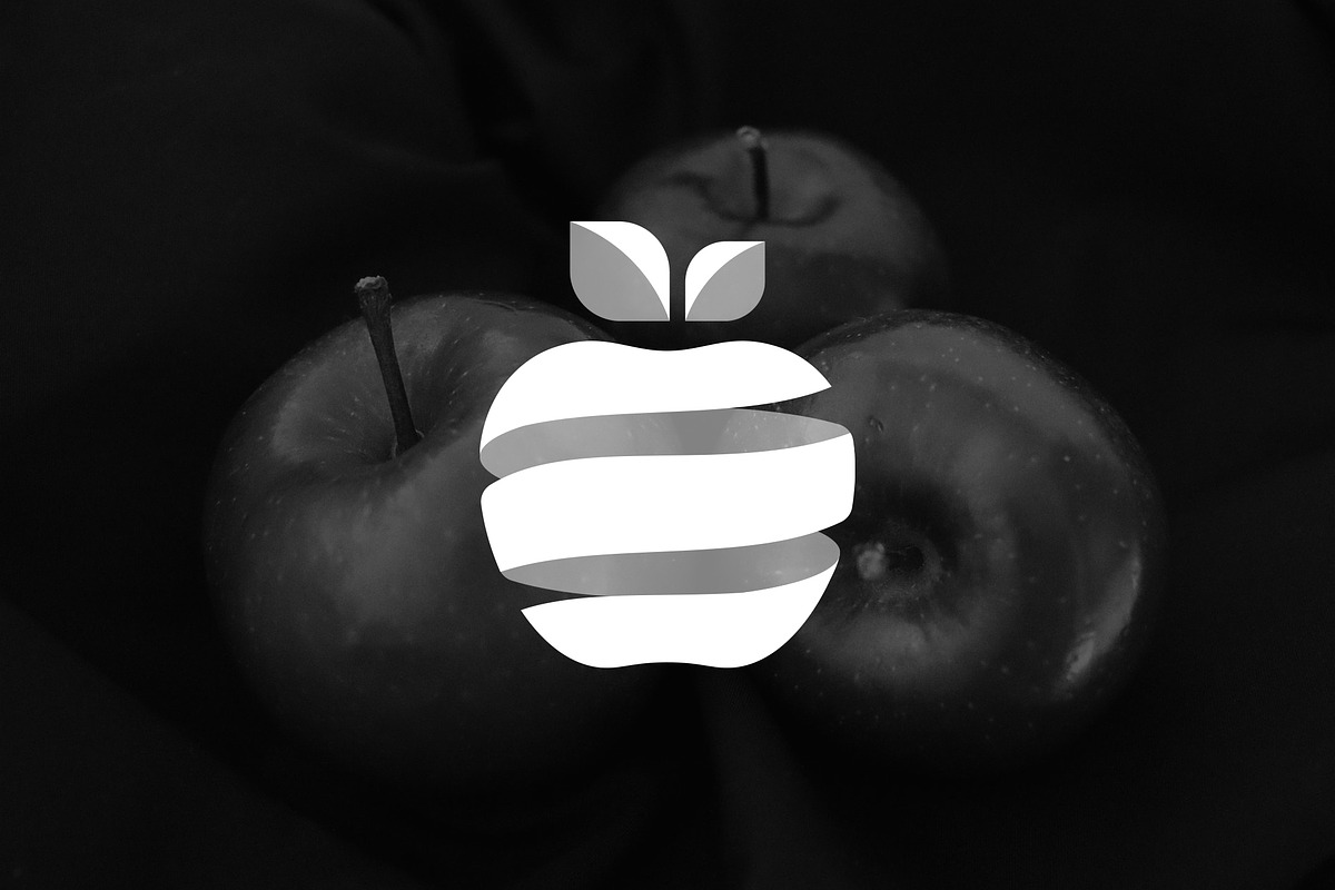Modern Apple Fruit Logo, a Branding & Logo Template by Luxury Logos (Photo 2 of 4)