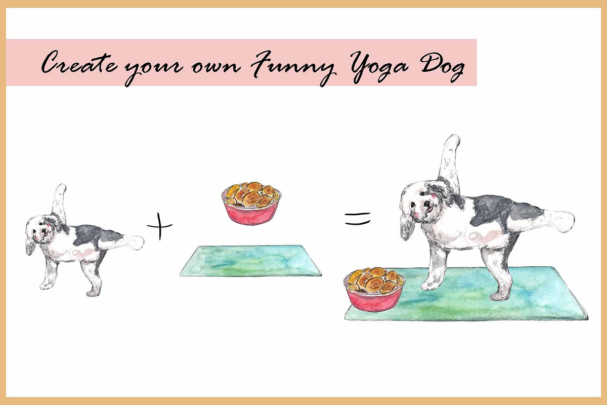 Yoga Cats & Dogs Clipart, an Animal Illustration by VianneArt (Photo 5 of 11)