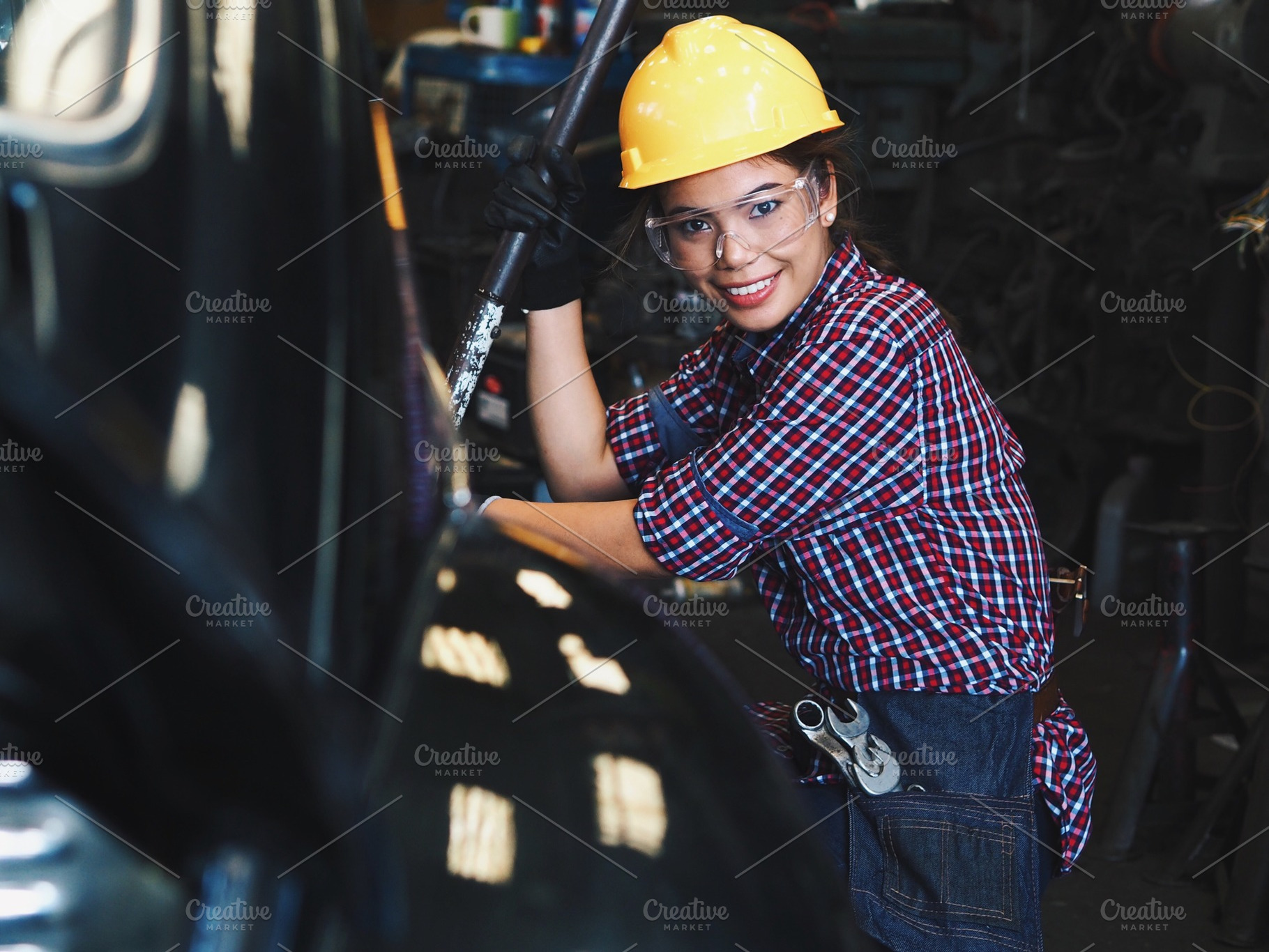 Asian woman career, an Industrial Photo by ⭐️  Little Star ⭐️