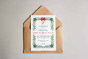 Christmas Invitation, Holiday Party, a Card Template by TemplatesForest (Thumbnail 2 of 4)
