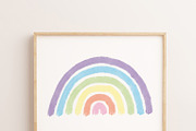Rainbow Illustration Nursery Print, an Illustration by Schuimpjes Studio (Thumbnail 2 of 3)