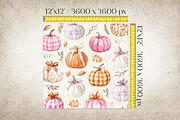 Pumpkin Pastel Seamless Pattern, a Pattern Graphic by Kreeya Art Shop (Thumbnail 5 of 9)