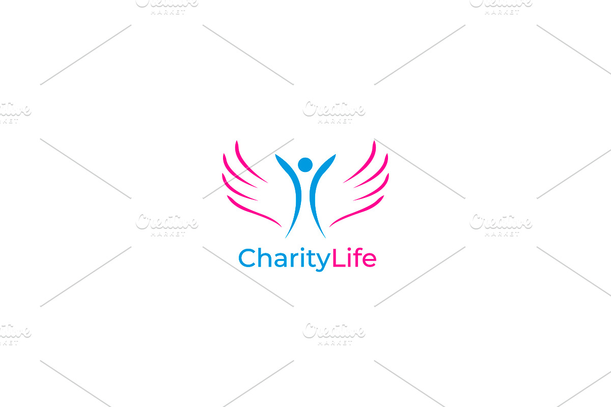 Love And Care Charity Logotype., a Branding & Logo Template by lettett (Photo 2 of 2)