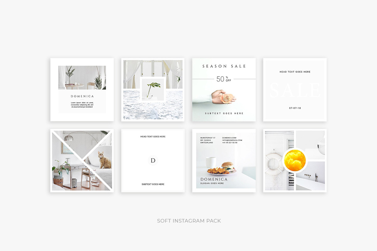 Clean Instagram Bundle, a Social Media Template by Swiss_cube (Photo 12 of 16)