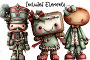 Whimsical Cute Christmas Clipart, an Illustration by cherrydesign (Thumbnail 2 of 4)