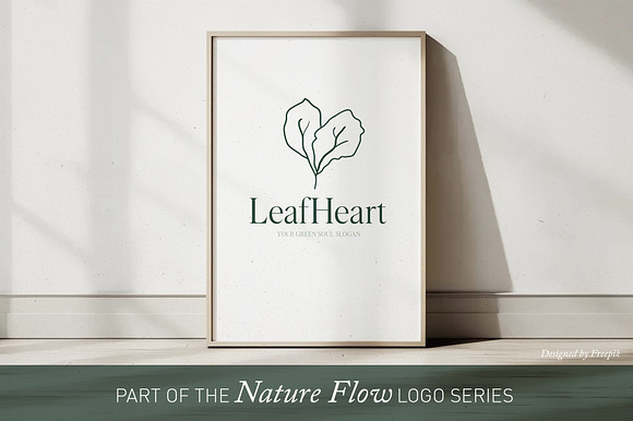 Organic Logo Template | Canva & AI preview 7