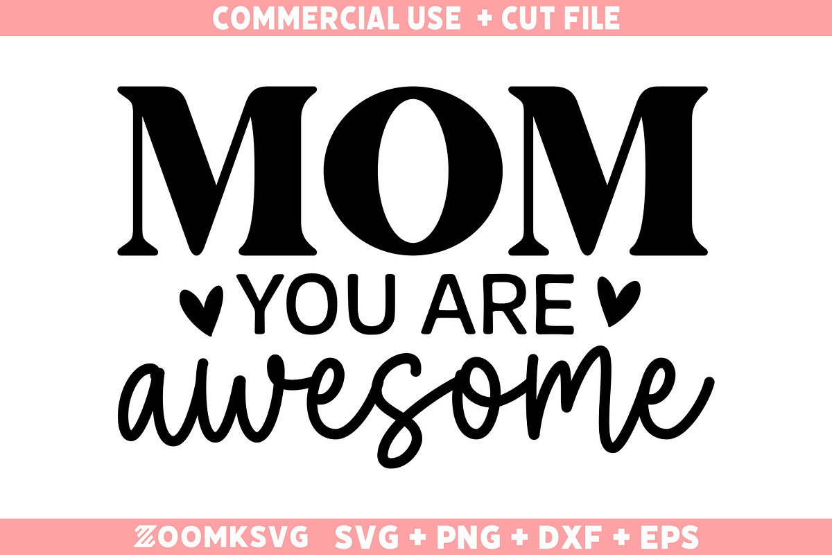 Mom SVG Bundle, Mama SVG Bundle, an Illustration by ZoomkSVG (Photo 27 of 42)