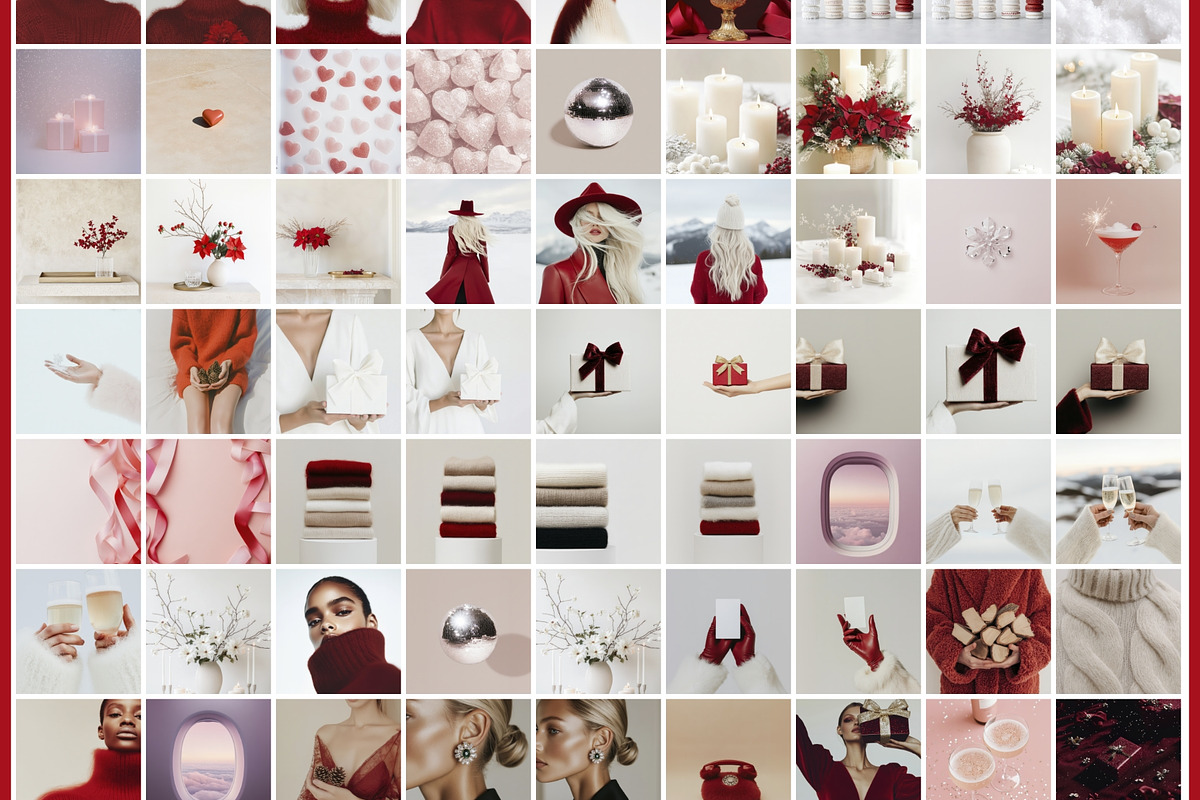 170 Red & Pink Aesthetic Images, a Beauty & Fashion Photo by Make Stories Studio (Photo 8 of 8)