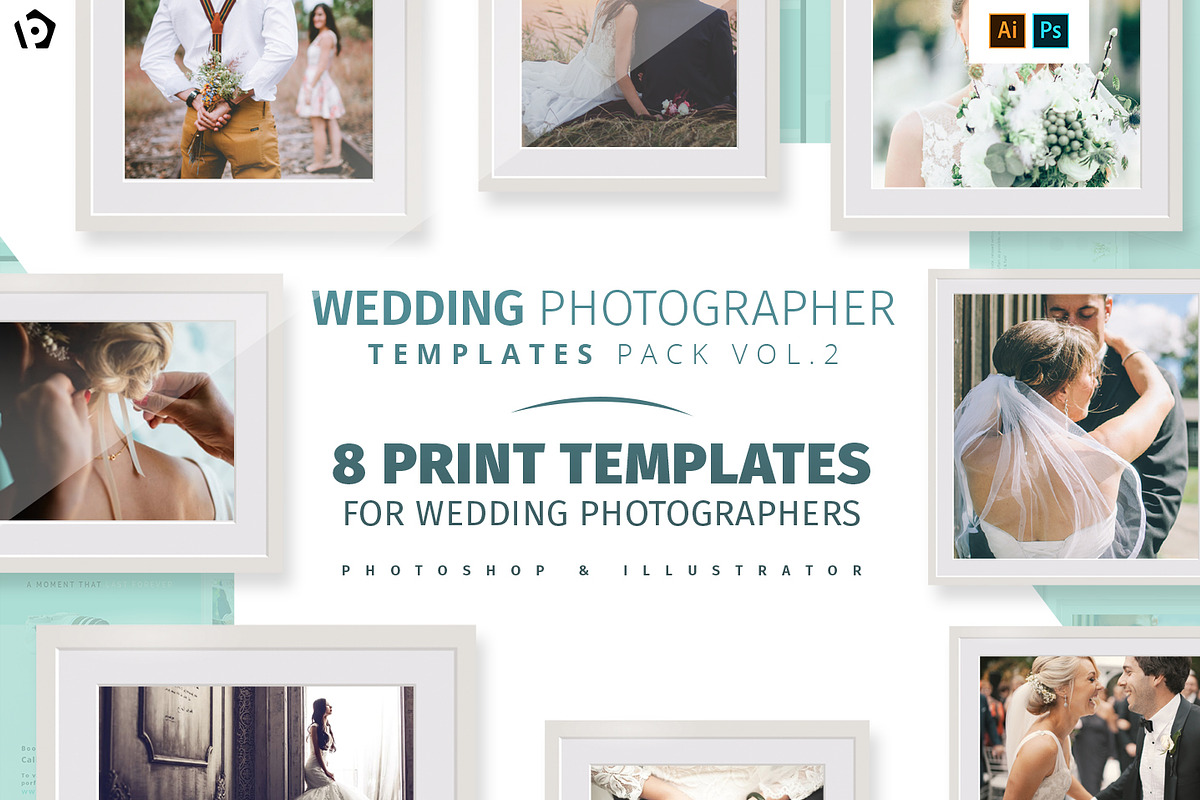 Wedding Photography Templates Pack 2, a Flyer Template by BrandPacks (Photo 1 of 18)
