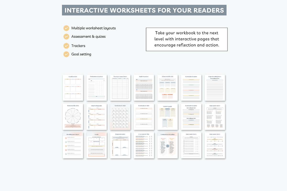 Ebook Workbook Canva Template, a Templates & Theme by Cate Creates (Photo 9 of 10)