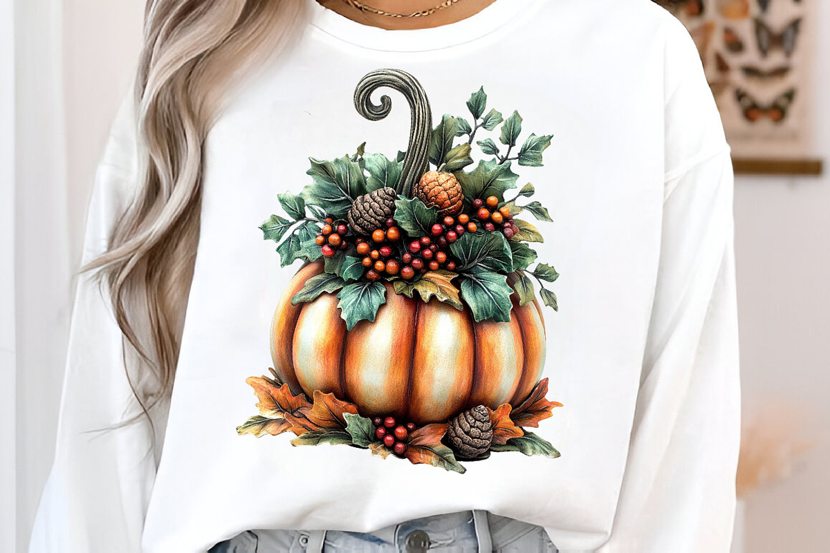 Watercolor Cute Autumn Fall Clipart, a Transportation Illustration by SinaCreation (Photo 5 of 9)
