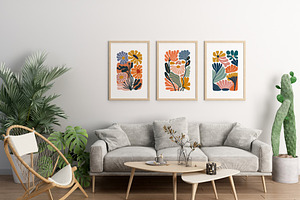 Modern Botanical Flower Art Print