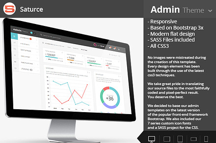 Admin Theme - Responsive template